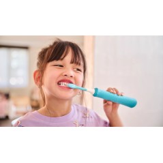 Philips Sonicare For Kids HX6044 Extra Toothbrush Head - 4 Pack, White - Enhance Your Child's Oral Care!